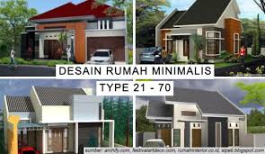Rumah minimalis dengan tiang teras didepan rumah memberi kesan elegan dan terlihat kokoh rumah tersebut. Desain Tipe Rumah Minimalis 2021 Dari Type 21 Sampai Type 70