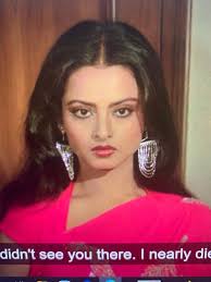 Rekha rani pink and silver leaf design sari