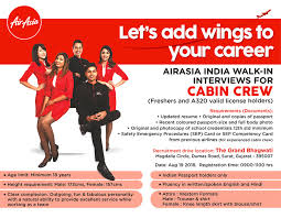 Tony fernandes, group ceo of airasia expressed his pride in the team, i am very proud of what our team of cabin crew has achieved. Airasia India Announces Recruitment Drive For Cabin Crew In Surat Airasia Newsroom