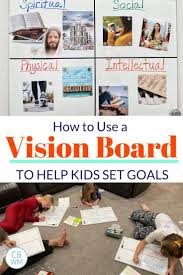You want to have your vision board somewhere where you will see it daily, so keep this in mind when deciding what you want to use. How To Use A Vision Board To Help Kids Set Goals Babywise Mom
