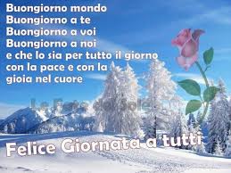 Proprio come in determinate circostanze diresti semplicemente notte invece di buonanotte, puoi se ti stai congedando da un gruppo di persone, devi dire (voi) descansad oppure (forma di cortesia) descansen, a seconda del livello di confidenza che hai con le persone e delle abitudini del luogo in. Buongiorno Con La Neve Immagini Per Facebook Top10immagini It