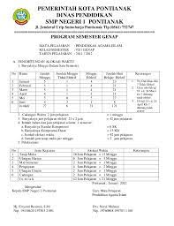 Prota Pendidikan Agama Kristen Smp Kurikulum 2013