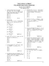 Check spelling or type a new query. Soal Un Polinomial Cara Golden