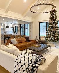 New Home Build On Instagram I Have Always Wanted A Big Tall Tree But We Have Never Ha Farm House Living Room Modern Farmhouse Living Room Open Living Room