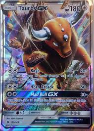 Horn attack deals damage and has no secondary effect. Generisch Pokemon Tcg Sun And Moon Base Set Tauros Gx 100 149 Holo Amazon De Spielzeug