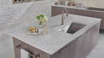 STONEMARK Granite Countertop Sample in Salinas White P-RSL-SALINASW-3X3