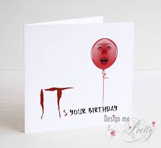 Birthday Card Drawing Ideas For Husband Stephen Kings It Birthday Card Pennywise The Clown Husband Wife Girlfriend Ebay Birthday Cards For Friends Husband Birthday Card Birthday Card Drawing