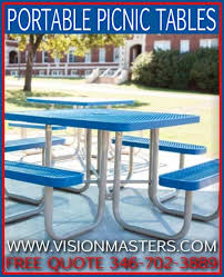 At Visionmasters We Offer A Wide Variety Of Portable Outdoor Picnic Tables In Different Metal Styl Portable Picnic Table Outdoor Picnic Tables Outdoor Picnics