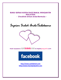 Anda boleh menggunakan senarai semak pendaftaran perkahwinan dalam beberapa cara. Pdf Checklist Kerja Kahwin Idati Malek Academia Edu