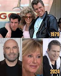 Top legend actor John Travolta , Olivia Newton-John and Jeff Conaway in  Grease (1978) fantastic performance❤️🌟 #hollywood #BOOMchallenge