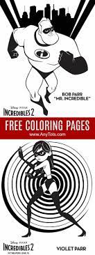 Incredibles 2 Coloring Pages Free Printable Incredibles Birthday Party Coloring Pages Kids Birthday