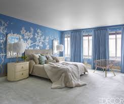 Warm blues, like the shade shown here (or like denim, ocean blue, or slate blue), contain hints of red. Best Blue Bedrooms Blue Room Ideas