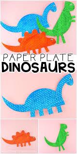 If you're looking for ideas for art and craft activities for kids then we've put together 50 great ideas that will help. Paper Plate Dinosaur Craft For Kids Three Easy Templates For Dinosaurs I Heart Crafty Things