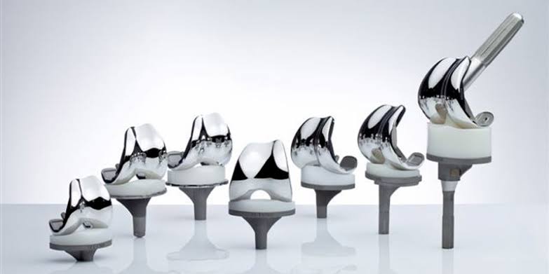 Modern knee replacement operating theatre