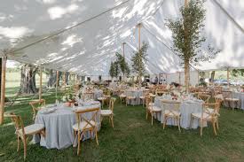 A wedding tent comes in handy to those wish to throw a big outdoor ceremony or event. Vermont Tent Company