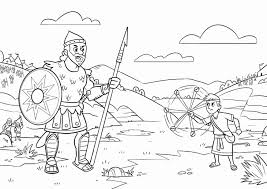 Awesome David And Goliath Coloring Page David And Goliath David And Goliath Craft Bible Coloring Pages
