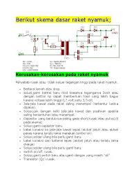 Cara memperbaiki raket nyamuk hampir 80 persen diakibatkan oleh rusaknya aki atau batt 4v 20 persen karena pengisian rusak. Berikut Skema Dasar Raket Nyamuk Pdf