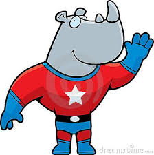 Superhero Rhino Superhero Vbs Superhero Pig Cartoon