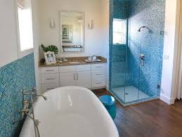 Wallpaper brings color and visual interest into a small space like a bathroom. Beach Nautical Themed Bathrooms Hgtv Pictures Ideas Hgtv