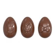 Moule Chocolat Oeuf Motifs Paques 6 2 Cm X12 Chocolate World Cuisineaddict Com Achat Vente