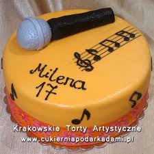 220 Tort Z Mikrofonem Cake With Microphone Cake Microphone