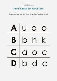 Choose a letter b worksheet. Belajar Anak Huruf Kecil Huruf Besar A H Huruf Belajar Membaca