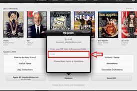 how to redeem itunes gift card