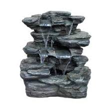See more ideas about waterfall fountain, fountains, garden fountains. Garden Treasures Slate Rock Fountain Greifenstein Steine Brunnen