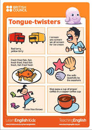 Cartazes De Sala De Aula Para Twisters De Lingua Ensinar Em Ingles Conselho Britanico Dicas De Ingles Tongue Twisters For Kids Tongue Twisters English Lessons For Kids