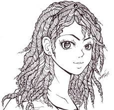 You can use our amazing online tool to color and edit the following hairstyle coloring pages. Hairstyle Colouring Pages Kuching K