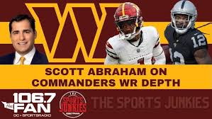 Scott Abraham talks Question Marks with #commanders Wide Receiver Depth