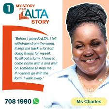 Today, we share Damian's ALTA story. He used to stutter and often felt sad  and angry because reading was difficult. He says ALTA teachers are patient  and helped him reach his goals.