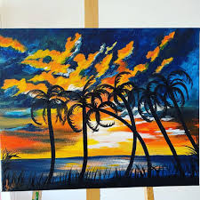 Maybe you would like to learn more about one of these? Evening Sunset Acrylic Painting Sunset Painting Acrylic Lisa Art Art Activities