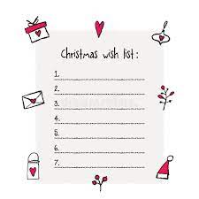 Check spelling or type a new query. Christmas Wish List Template Stock Vector Illustration Of Paper Gift 78478348