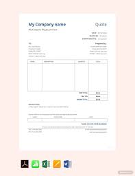 Free Sample Quotation Format Template Pdf Word Doc Excel Apple Mac Pages Apple Numbers In 2020 Quotation Format Quotation Sample Quotation Format In Word