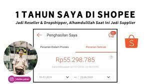 Shopee merupakan salah satu market place yang cukup besar di indonesia. 1 Tahun Jadi Reseller Dropship Di Shopee Ternyata Youtube