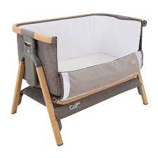 Bedside Sleeper Tutti Bambini Cozee Bassinet For Baby In Oak Charcoal Baby Bedside Crib Co Sleeper Bassinet Bedside Crib