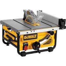 Dewalt 10 Compact Table Saw Jobsite Table Saw Table Saw Portable Table Saw