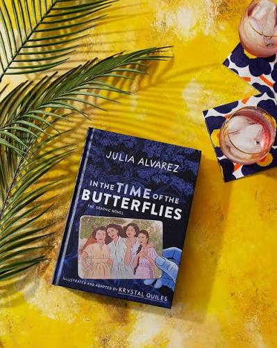 Out today: IN THE TIME OF THE BUTTERFLIES like you've never seen before.  Incredibly illustrated by award-winning artist @krystalquiles,  @writerjalvarez's historical novel truly jumps off the page. W