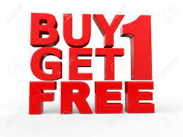 Buy 1 get 1 free. 3d Buy 1 Get 1 Free Red Text Stock Photo Picture And Royalty Free Image Image 47269816