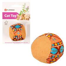 flamingo indy kedi oyunca top kedi oyuncak 6 cm flamingo oyuncak kedi