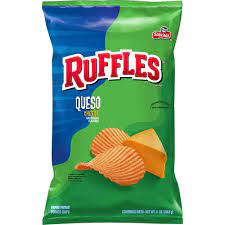 Ruffles Queso Flavored Chips 8 5oz In 2021 Ruffles Queso Queso Queso Cheese