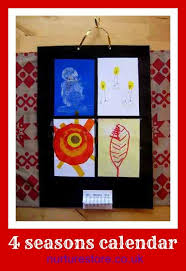 Four Seasons Calendar Seasons Calendar Kids Calendar Craft Kids Calendar