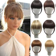 Bangs or fringe hairstyles are a way to make a person look attractive. Buqi Fake Bangs False Fringe Clip On Fringe Bangs Black Brown Blonde For Adult Women Hair Accessories Synthetic Bangs Aliexpress