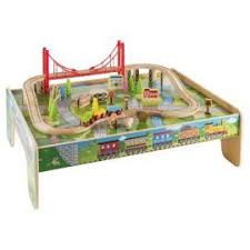 The kidkraft waterfall train table set has enough room to entertain an entire playdate's worth of kids. Tesco Direct Carousel Train Table 56 Piece Train Set Train Table Train Set Tesco Direct
