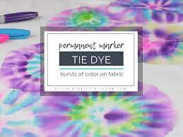 Permanent Marker Color Bursts On Fabric The Kitchen Table Classroom
