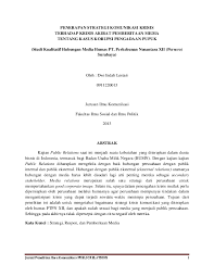 2) model penelitian sudah menggunakan kohort prospektif yang mana penelitian ingin mengetahui kedepan yang mana hasil penelitian lebih baik dari penelitian lainnya. Pdf Jurnal Penelitian Skripsi Dwi Indah Lestari Academia Edu
