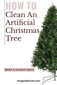 Plenty of water will prevent once cut down from its roots, the cut on the tree's trunk will start to close, preventing it from soaking up water. How To Clean An Artificial Christmas Tree Best Easiest Way