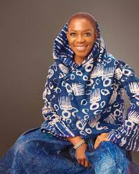 miaessien turns 60 looking resplendent in Ade Bakare couture designs .  #photo by @tybello #ankara #eveningdress #adire #jackets #linen #wrapjacket  #couture #adebakare #adebakarecouture