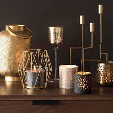 Lanterne En Metal H 26 Cm Gold Necosia Decoration Salon Dore Deco Salon Blanc Decoration Salon